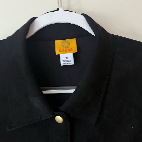 Ruby Rd. Black Button-Up Dress - Picture 5 of 12